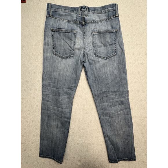 Current/Elliott Women's Jeans Boyfriend Cut, Super Loved Distress Size 24 - Picture 9 of 12